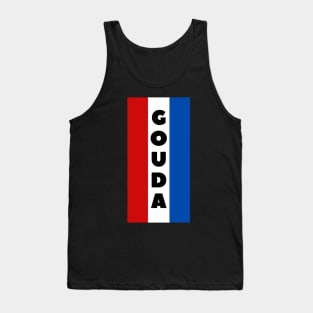 Gouda in Dutch Flag Vertical Tank Top